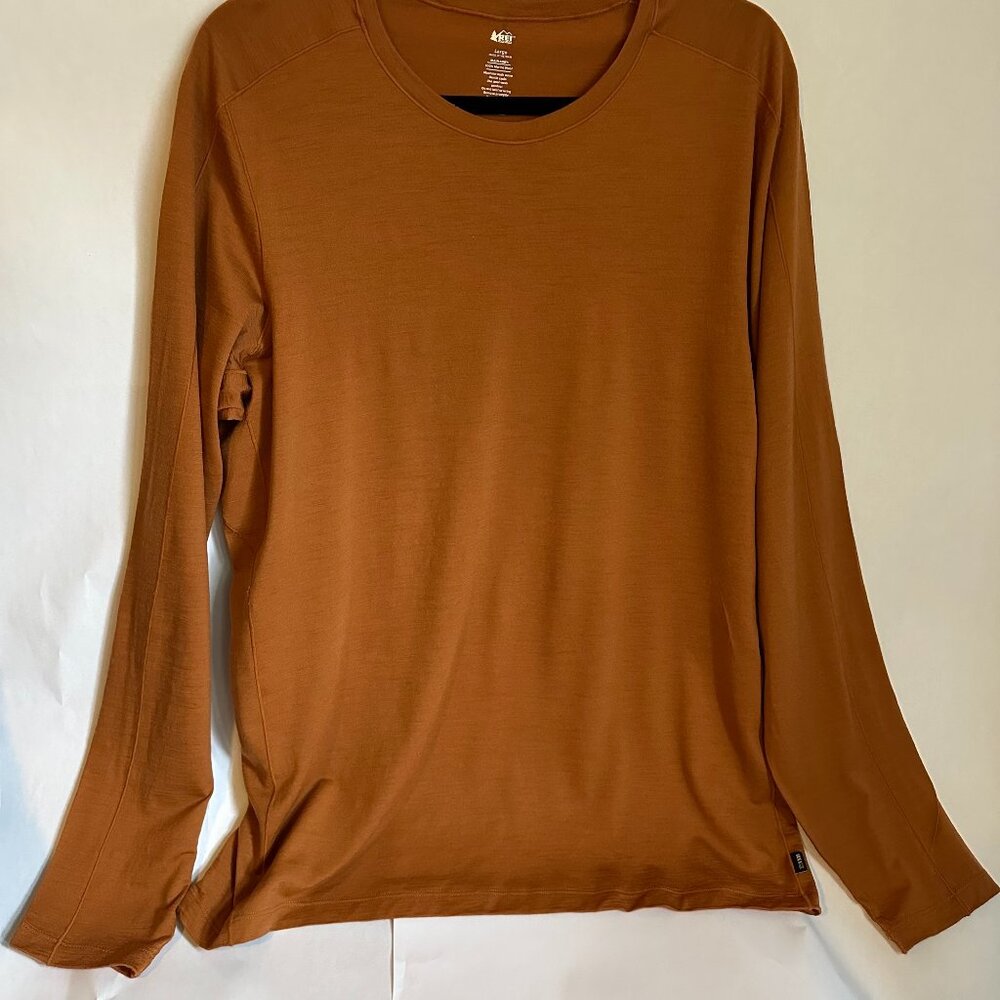 Men's Merino Wool Long-Sleeve Base Layer Top